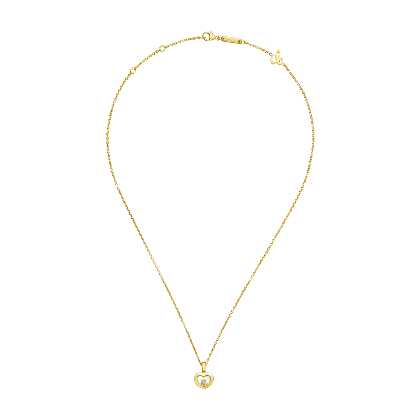 HAPPY DIAMONDS ICONS PENDANT, ETHICAL YELLOW GOLD, DIAMOND 79A054-0001