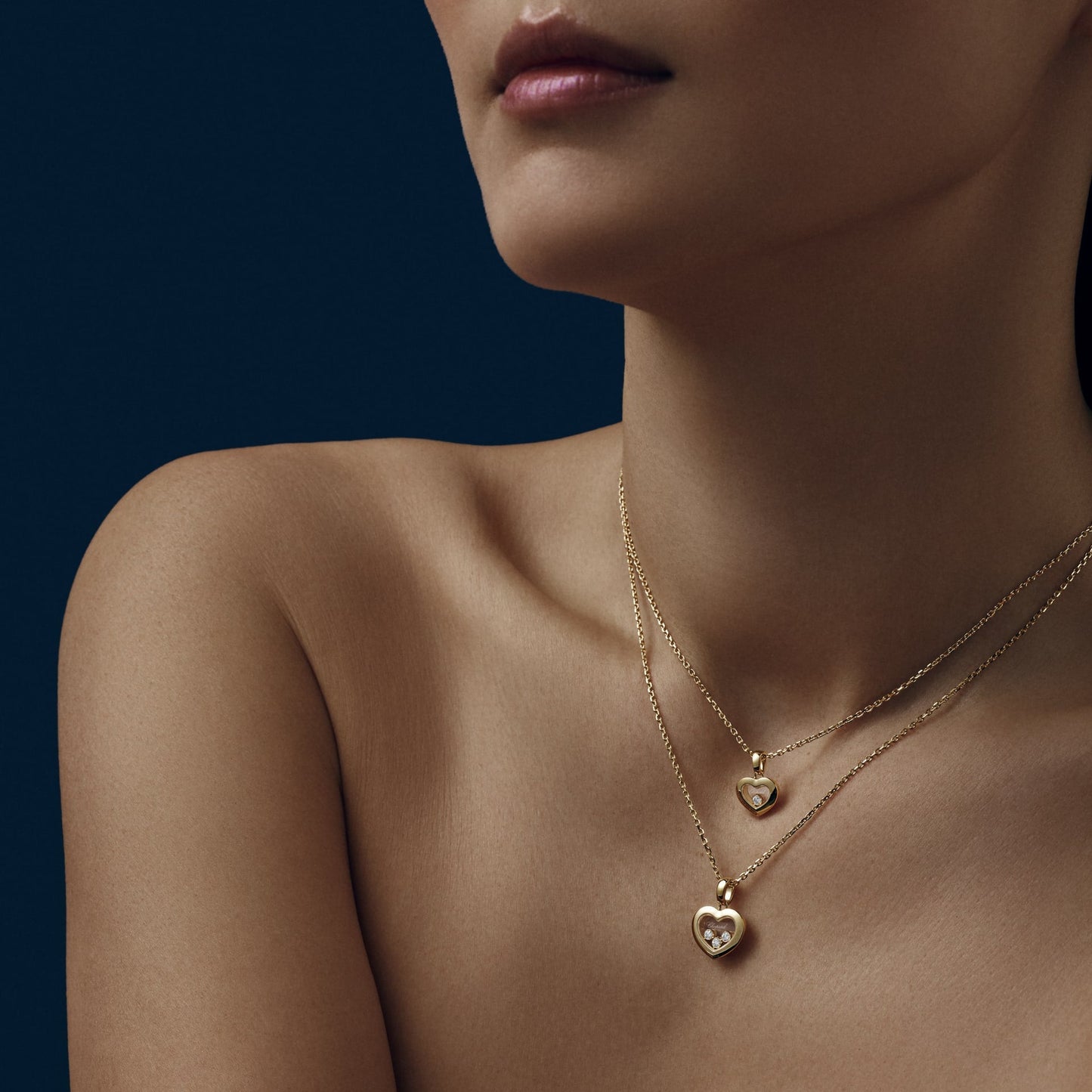 HAPPY DIAMONDS ICONS PENDANT, ETHICAL YELLOW GOLD, DIAMOND 79A054-0001