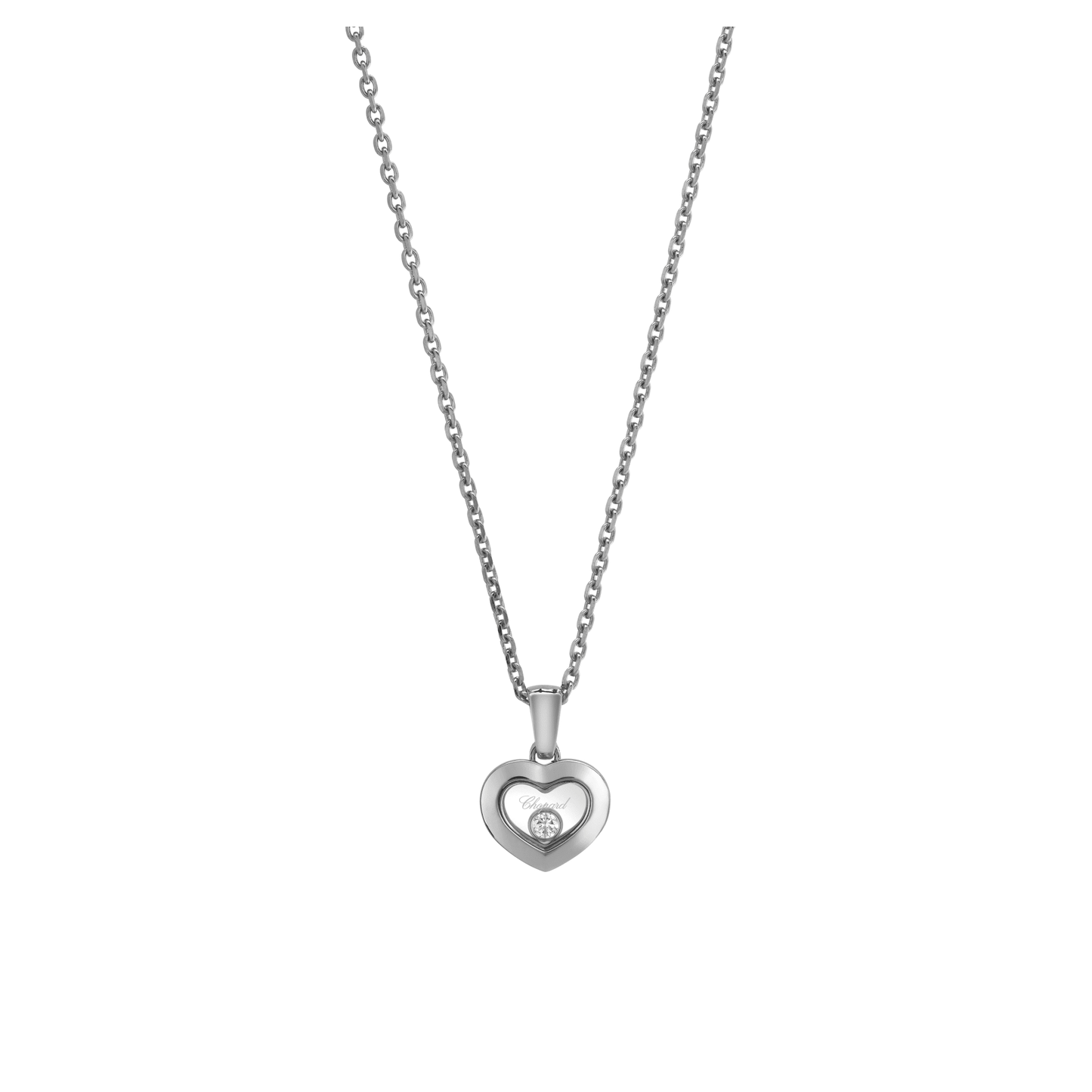 HAPPY DIAMONDS ICONS PENDANT, ETHICAL WHITE GOLD, DIAMOND 79A054-1001