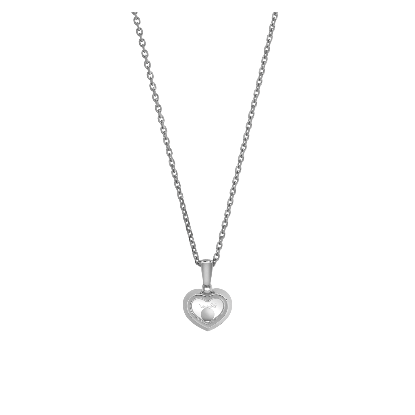 HAPPY DIAMONDS ICONS PENDANT, ETHICAL WHITE GOLD, DIAMOND 79A054-1001