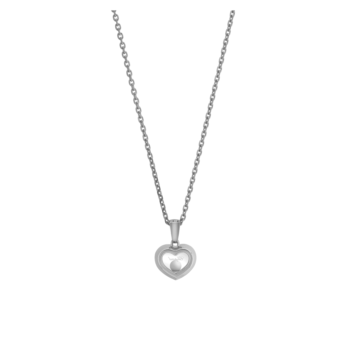 HAPPY DIAMONDS ICONS PENDANT, ETHICAL WHITE GOLD, DIAMOND 79A054-1001
