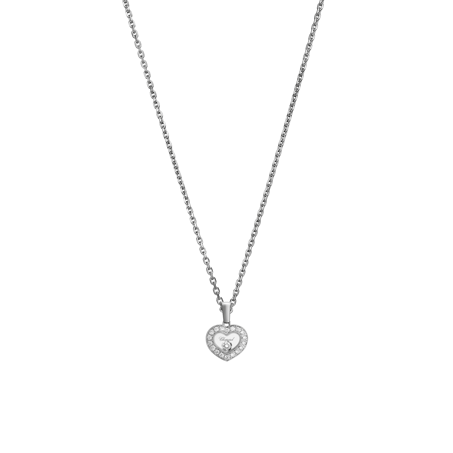 HAPPY DIAMONDS ICONS PENDANT, ETHICAL WHITE GOLD, DIAMONDS 79A054-1201