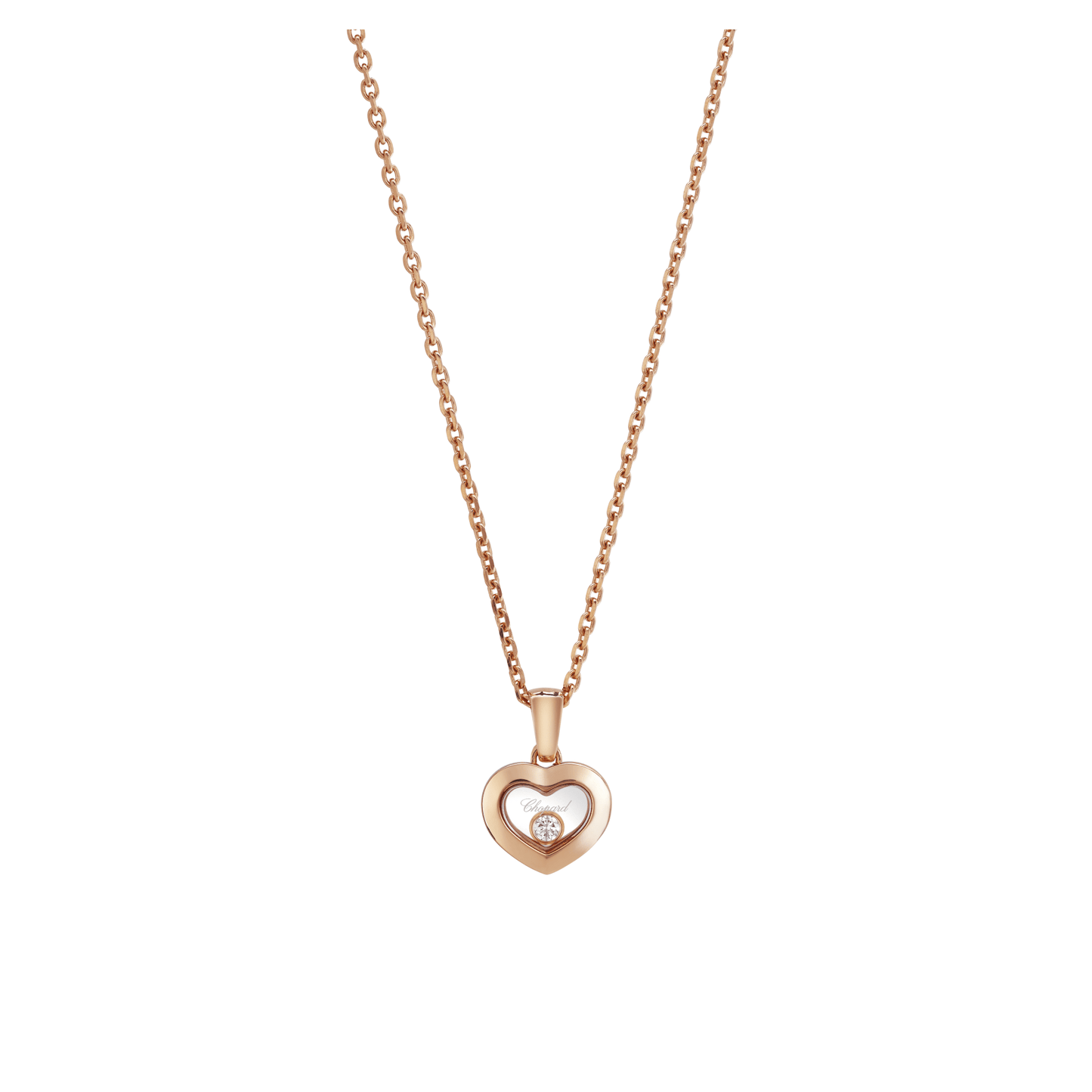 HAPPY DIAMONDS ICONS PENDANT, ETHICAL ROSE GOLD, DIAMOND 79A054-5001
