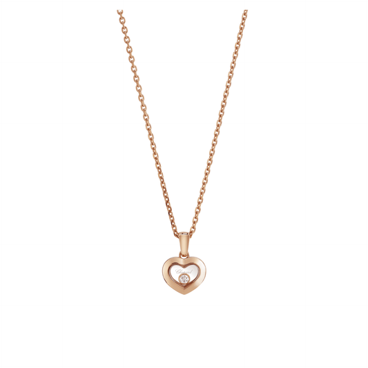 HAPPY DIAMONDS ICONS PENDANT, ETHICAL ROSE GOLD, DIAMOND 79A054-5001