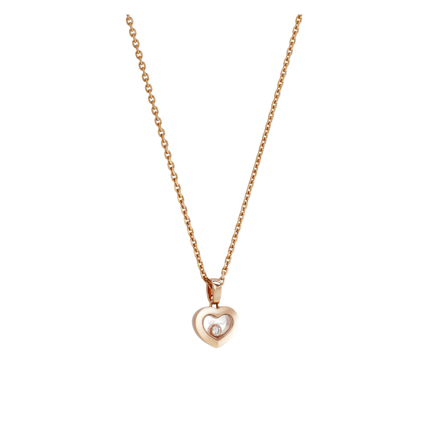 HAPPY DIAMONDS ICONS PENDANT, ETHICAL ROSE GOLD, DIAMOND 79A054-5001