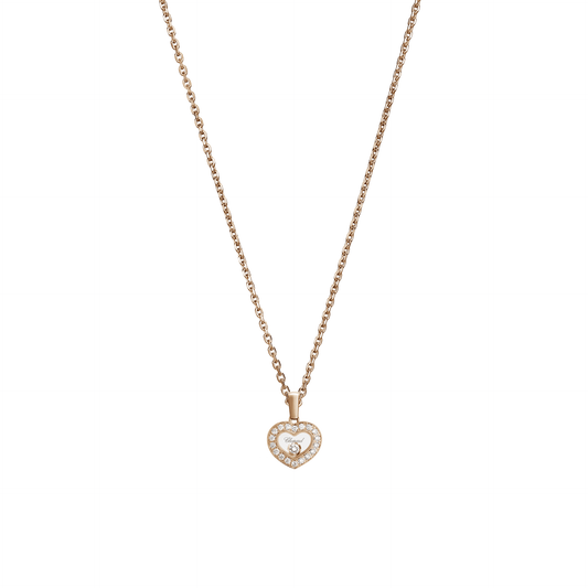 HAPPY DIAMONDS ICONS PENDANT, ETHICAL ROSE GOLD, DIAMONDS 79A054-5201