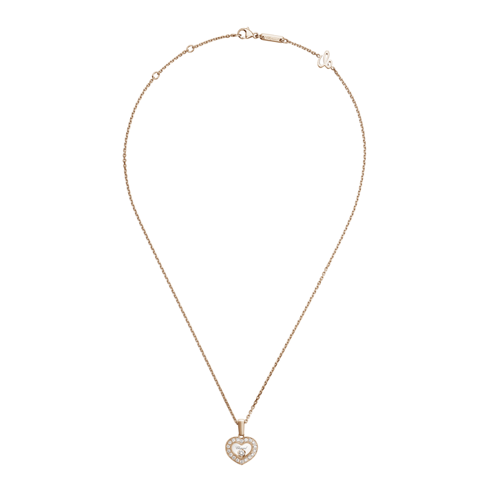 HAPPY DIAMONDS ICONS PENDANT, ETHICAL ROSE GOLD, DIAMONDS 79A054-5201