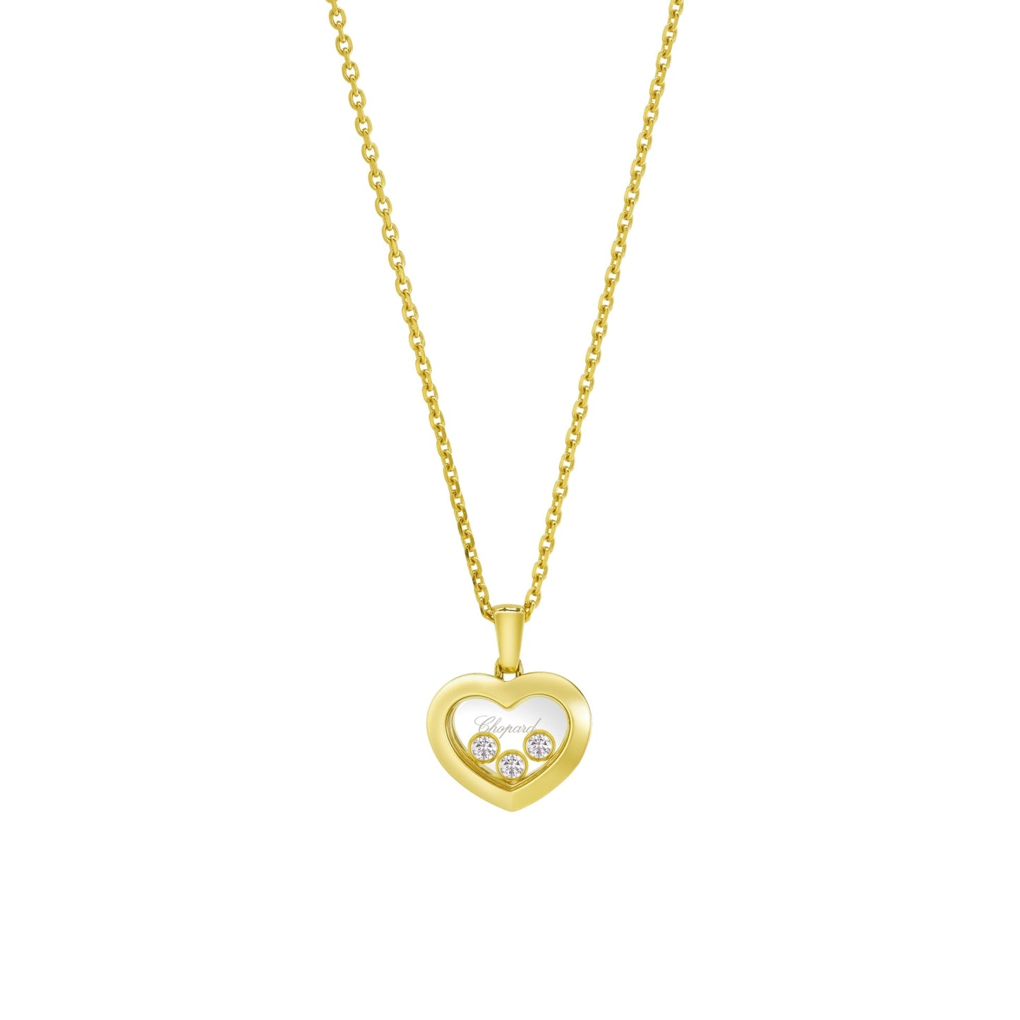 HAPPY DIAMONDS ICONS PENDANT, ETHICAL YELLOW GOLD, DIAMONDS 79A611-0001