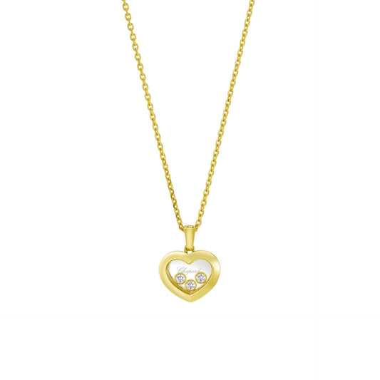 HAPPY DIAMONDS ICONS PENDANT, ETHICAL YELLOW GOLD, DIAMONDS 79A611-0001