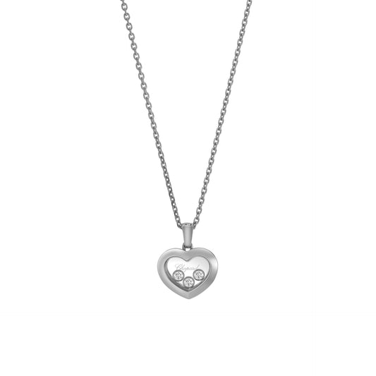 HAPPY DIAMONDS ICONS PENDANT, ETHICAL WHITE GOLD, DIAMONDS 79A611-1001