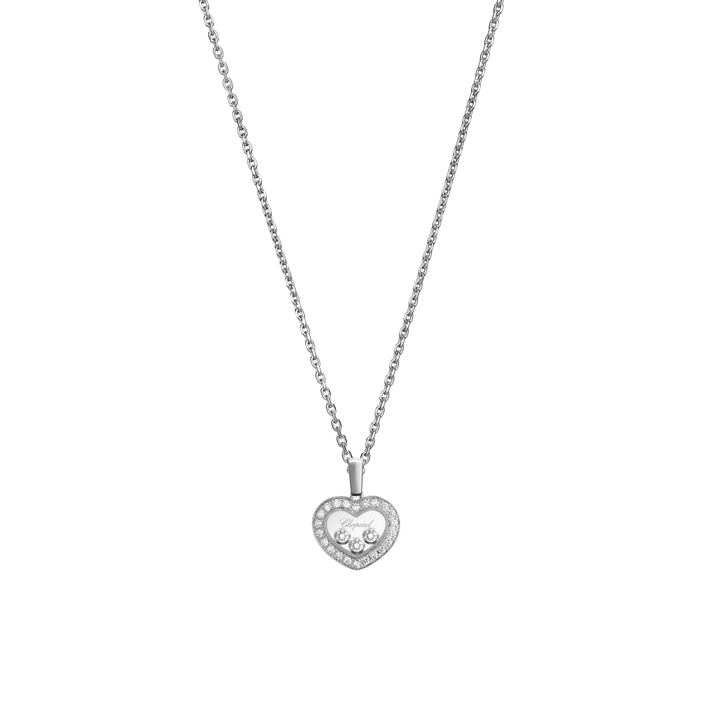 HAPPY DIAMONDS ICONS PENDANT, ETHICAL WHITE GOLD, DIAMONDS 79A611-1201