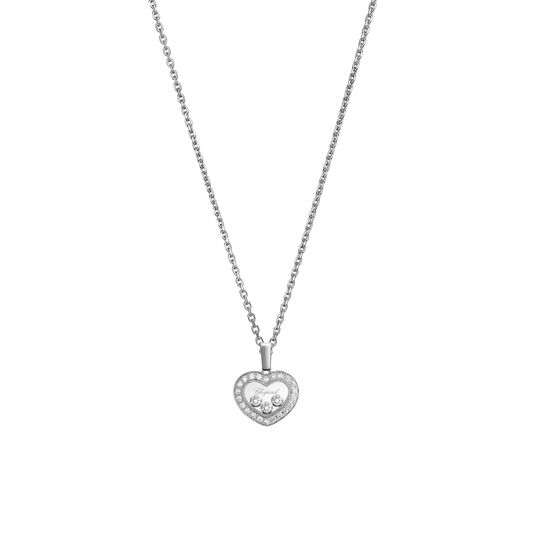 HAPPY DIAMONDS ICONS PENDANT, ETHICAL WHITE GOLD, DIAMONDS 79A611-1201