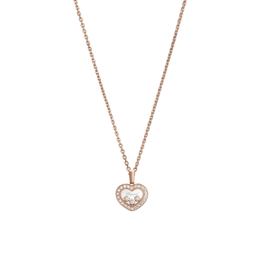 HAPPY DIAMONDS ICONS PENDANT, ETHICAL ROSE GOLD, DIAMONDS 79A611-5201
