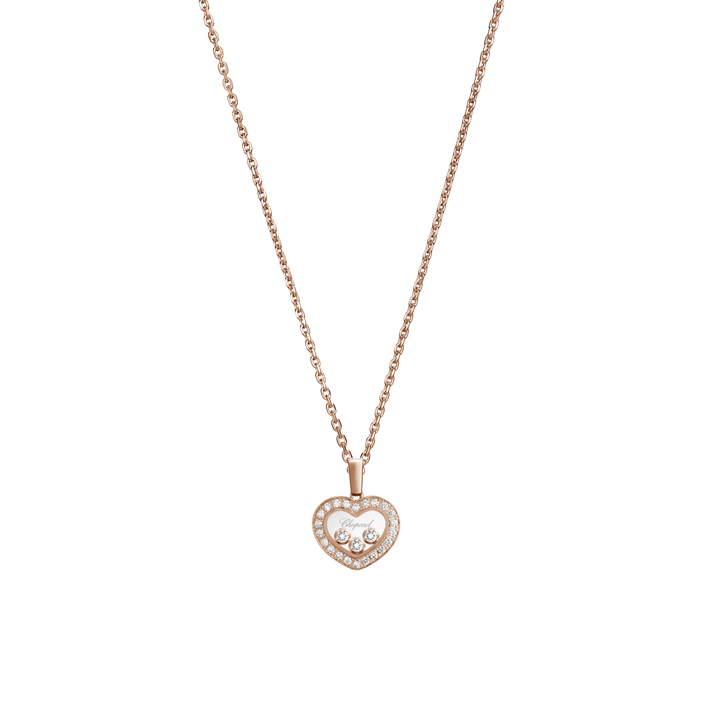 HAPPY DIAMONDS ICONS PENDANT, ETHICAL ROSE GOLD, DIAMONDS 79A611-5201