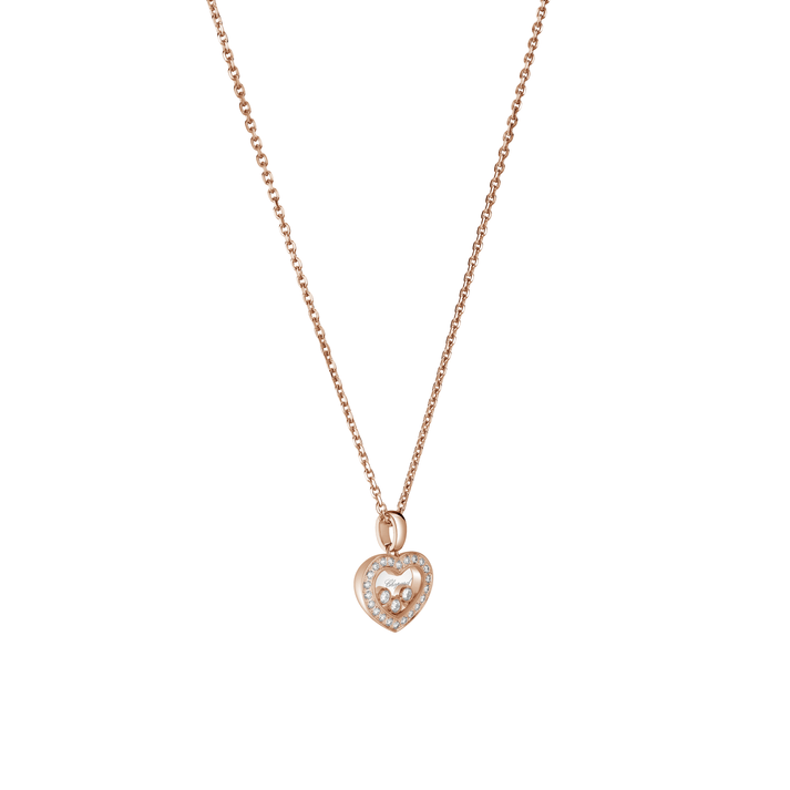 HAPPY DIAMONDS ICONS PENDANT, ETHICAL ROSE GOLD, DIAMONDS 79A611-5201
