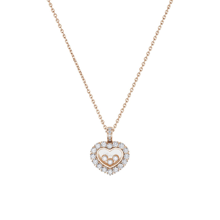 HAPPY DIAMONDS ICONS JOAILLERIE PENDANT, ETHICAL ROSE GOLD, DIAMONDS 79A615-5001