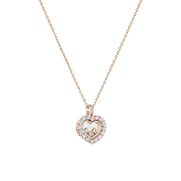 HAPPY DIAMONDS ICONS JOAILLERIE PENDANT, ETHICAL ROSE GOLD, DIAMONDS 79A615-5001