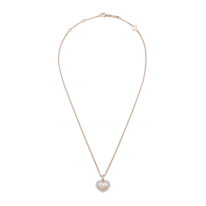 HAPPY DIAMONDS ICONS JOAILLERIE PENDANT, ETHICAL ROSE GOLD, DIAMONDS 79A615-5001