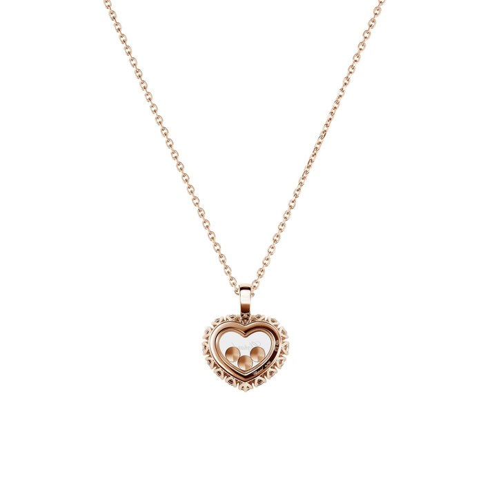 HAPPY DIAMONDS ICONS JOAILLERIE PENDANT, ETHICAL ROSE GOLD, DIAMONDS 79A615-5001