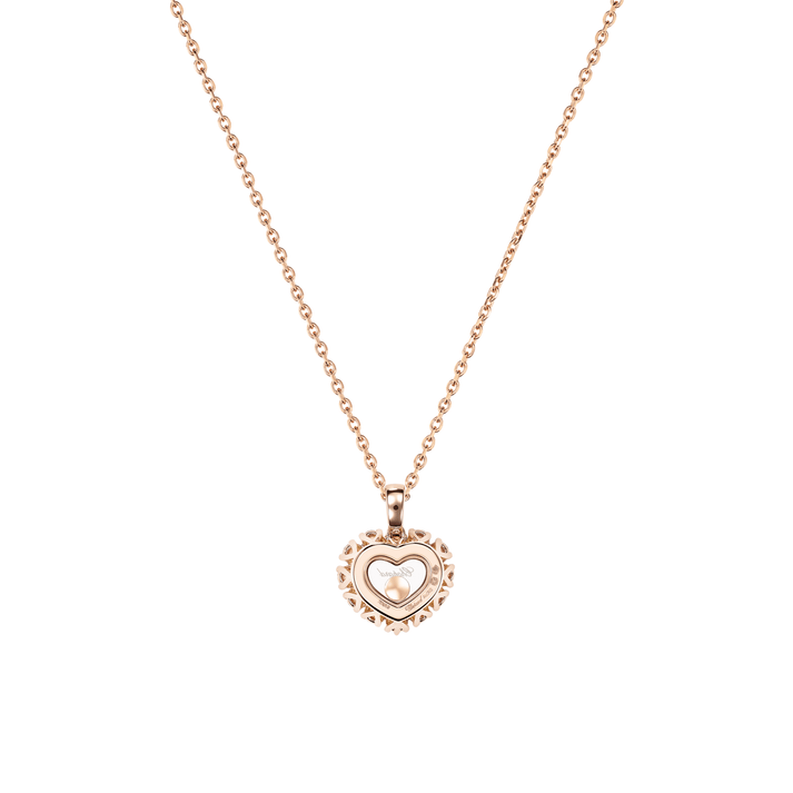 HAPPY DIAMONDS ICONS JOAILLERIE PENDANT, ETHICAL ROSE GOLD, DIAMONDS 79A616-5001
