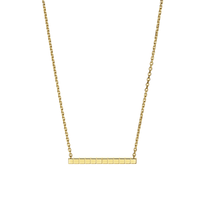 ICE CUBE NECKLACE, ETHICAL YELLOW GOLD 817702-0001