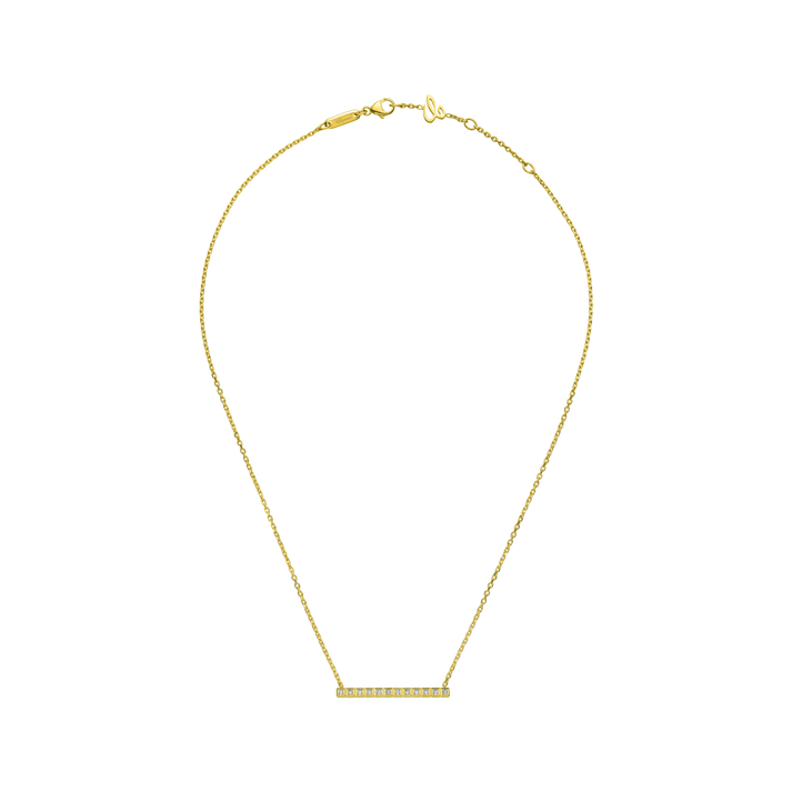 ICE CUBE NECKLACE, ETHICAL YELLOW GOLD, FULL-SET DIAMONDS 817702-0003