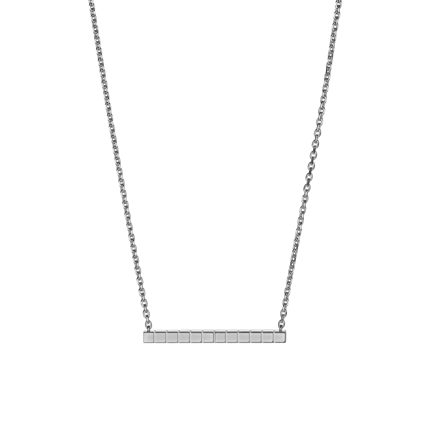 ICE CUBE NECKLACE, ETHICAL WHITE GOLD, FULL-SET DIAMONDS 817702-1003