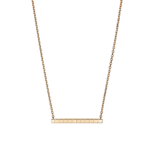 ICE CUBE NECKLACE, ETHICAL ROSE GOLD 817702-5001