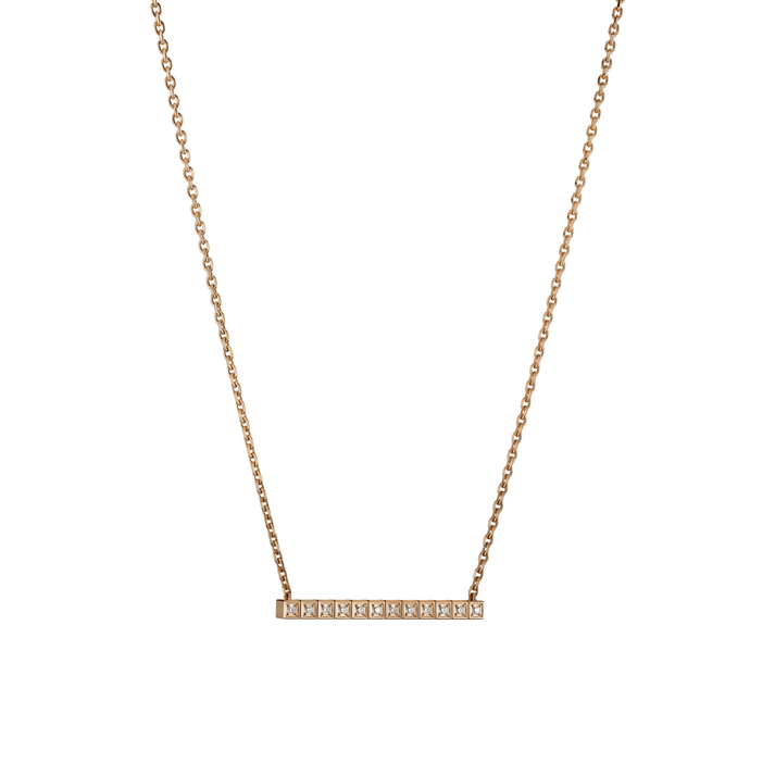 ICE CUBE NECKLACE, ETHICAL ROSE GOLD, FULL-SET DIAMONDS 817702-5003