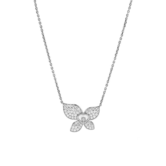 HAPPY BUTTERFLY X MARIAH CAREY NECKLACE, ETHICAL WHITE GOLD, DIAMONDS 818536-1001