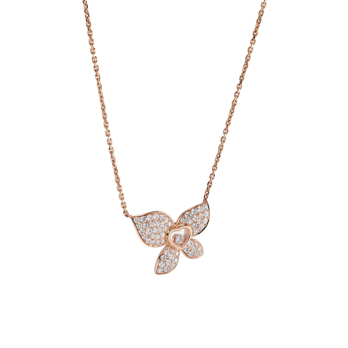 HAPPY BUTTERFLY X MARIAH CAREY NECKLACE, ETHICAL ROSE GOLD, DIAMONDS 818536-5001
