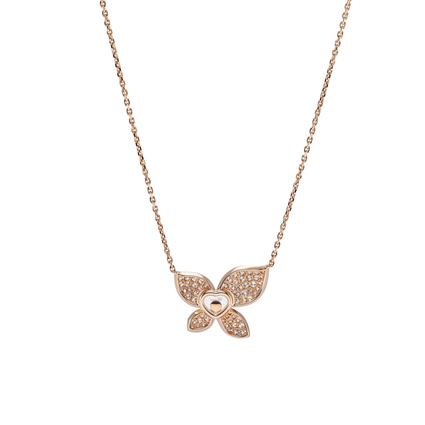 HAPPY BUTTERFLY X MARIAH CAREY NECKLACE, ETHICAL ROSE GOLD, DIAMONDS 818536-5001