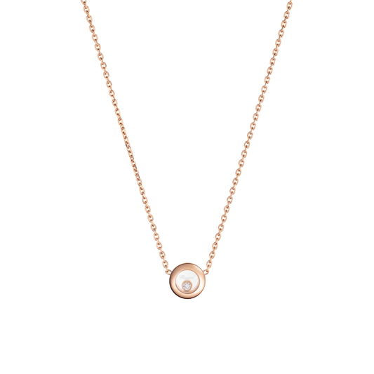 HAPPY DIAMONDS ICONS NECKLACE, ETHICAL ROSE GOLD, DIAMOND 81A017-5001