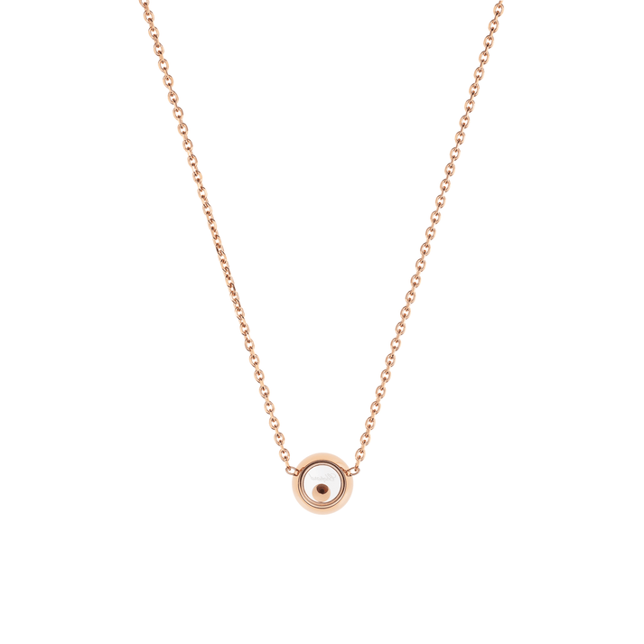 HAPPY DIAMONDS ICONS NECKLACE, ETHICAL ROSE GOLD, DIAMONDS 81A017-5201