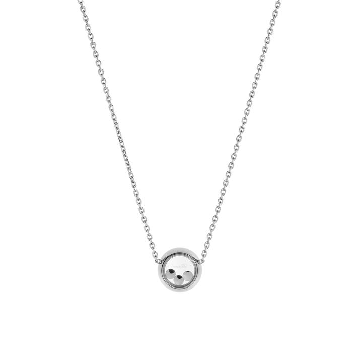 HAPPY DIAMONDS ICONS NECKLACE, ETHICAL WHITE GOLD, DIAMONDS 81A018-1001