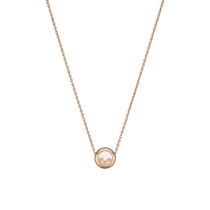 HAPPY DIAMONDS ICONS NECKLACE, ETHICAL ROSE GOLD, DIAMONDS 81A018-5201