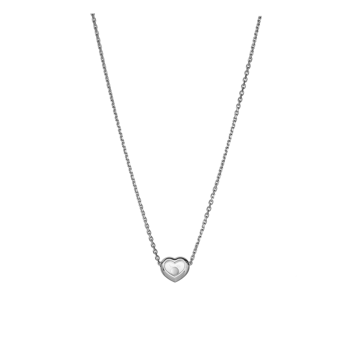 HAPPY DIAMONDS ICONS NECKLACE, ETHICAL WHITE GOLD, DIAMOND 81A054-1001