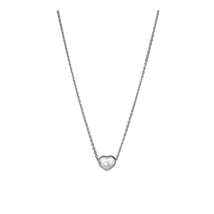 HAPPY DIAMONDS ICONS NECKLACE, ETHICAL WHITE GOLD, DIAMONDS 81A054-1201