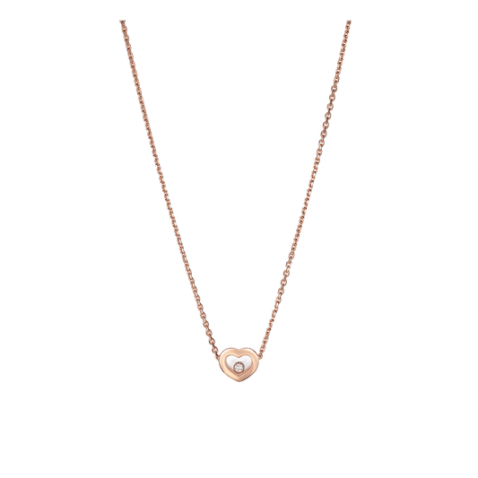 HAPPY DIAMONDS ICONS NECKLACE, ETHICAL ROSE GOLD, DIAMOND 81A054-5001