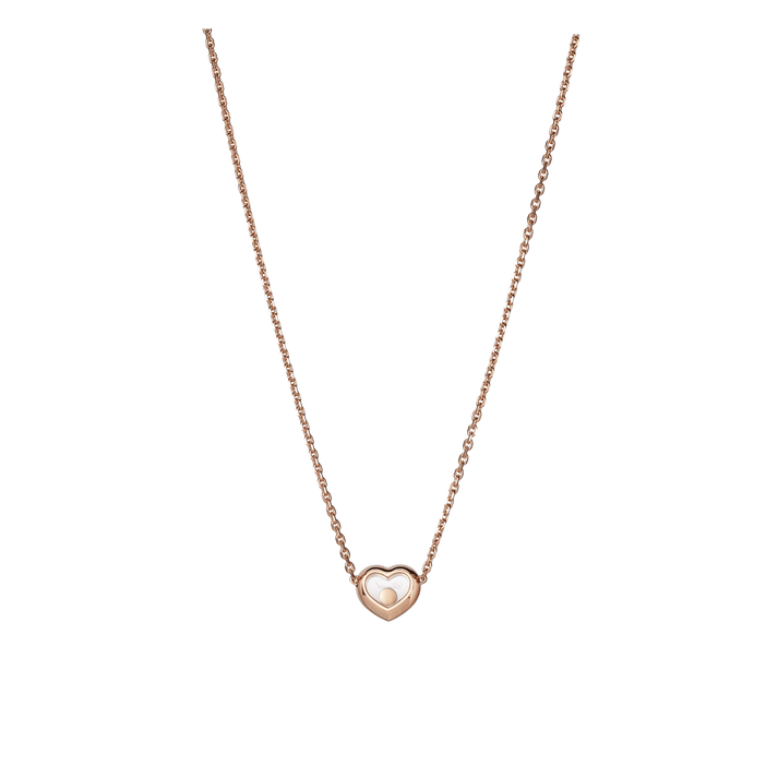 HAPPY DIAMONDS ICONS NECKLACE, ETHICAL ROSE GOLD, DIAMONDS 81A054-5201