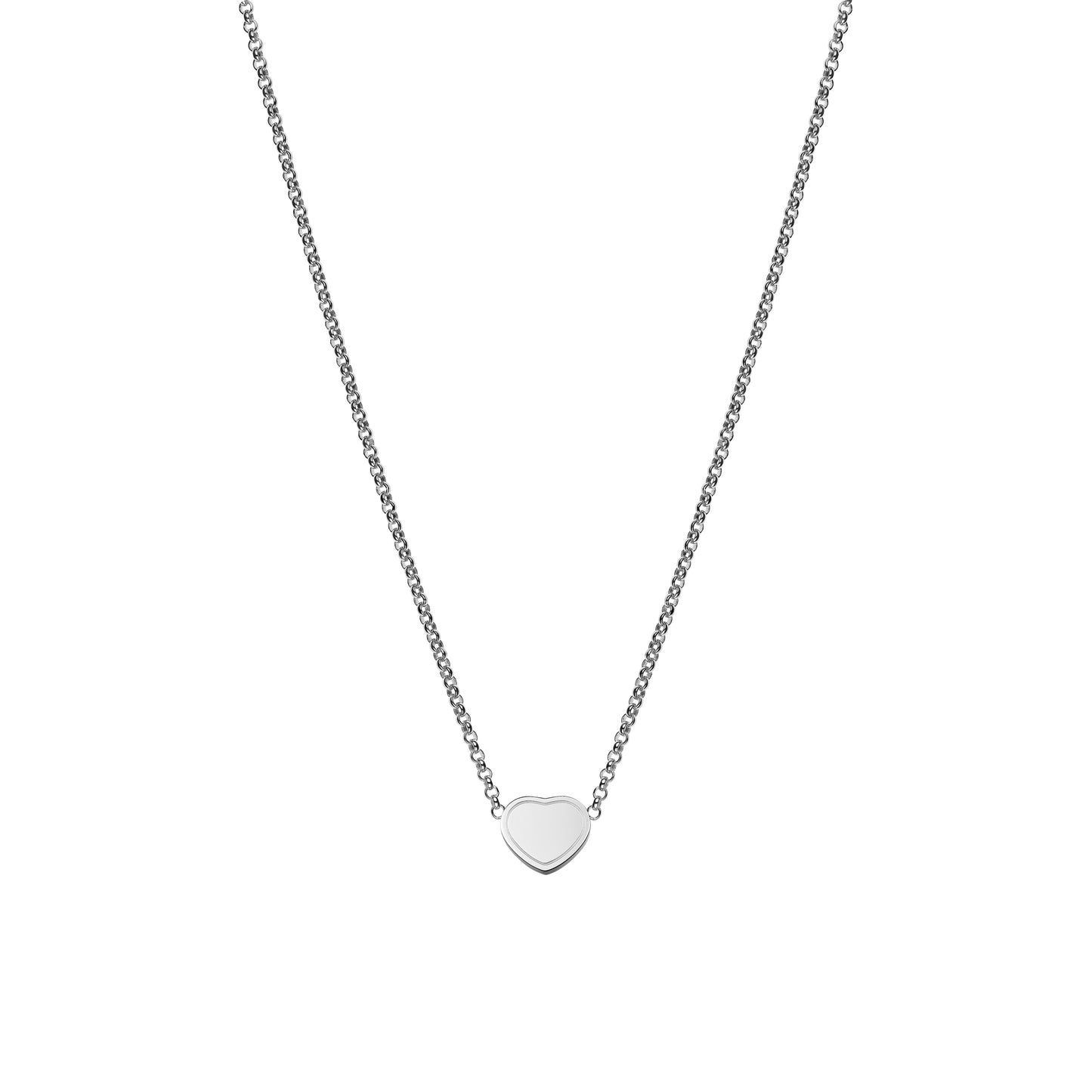 MY HAPPY HEARTS NECKLACE, ETHICAL WHITE GOLD, DIAMONDS 81A086-1901