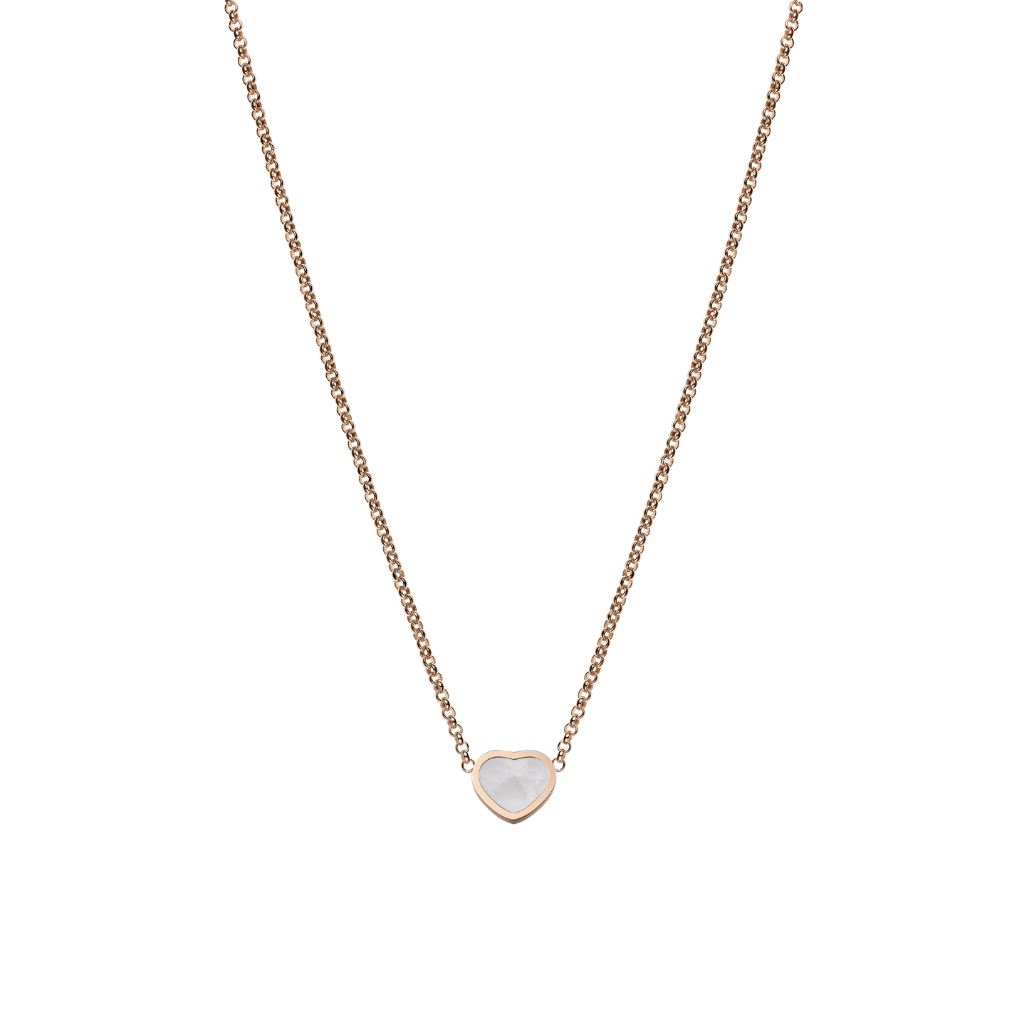 MY HAPPY HEARTS NECKLACE, ETHICAL ROSE GOLD, MOTHER-OF-PEARL 81A086-5301