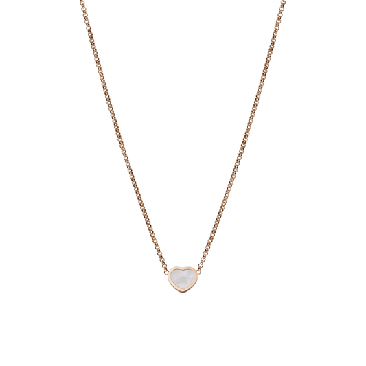 MY HAPPY HEARTS NECKLACE, ETHICAL ROSE GOLD, MOTHER-OF-PEARL 81A086-5301