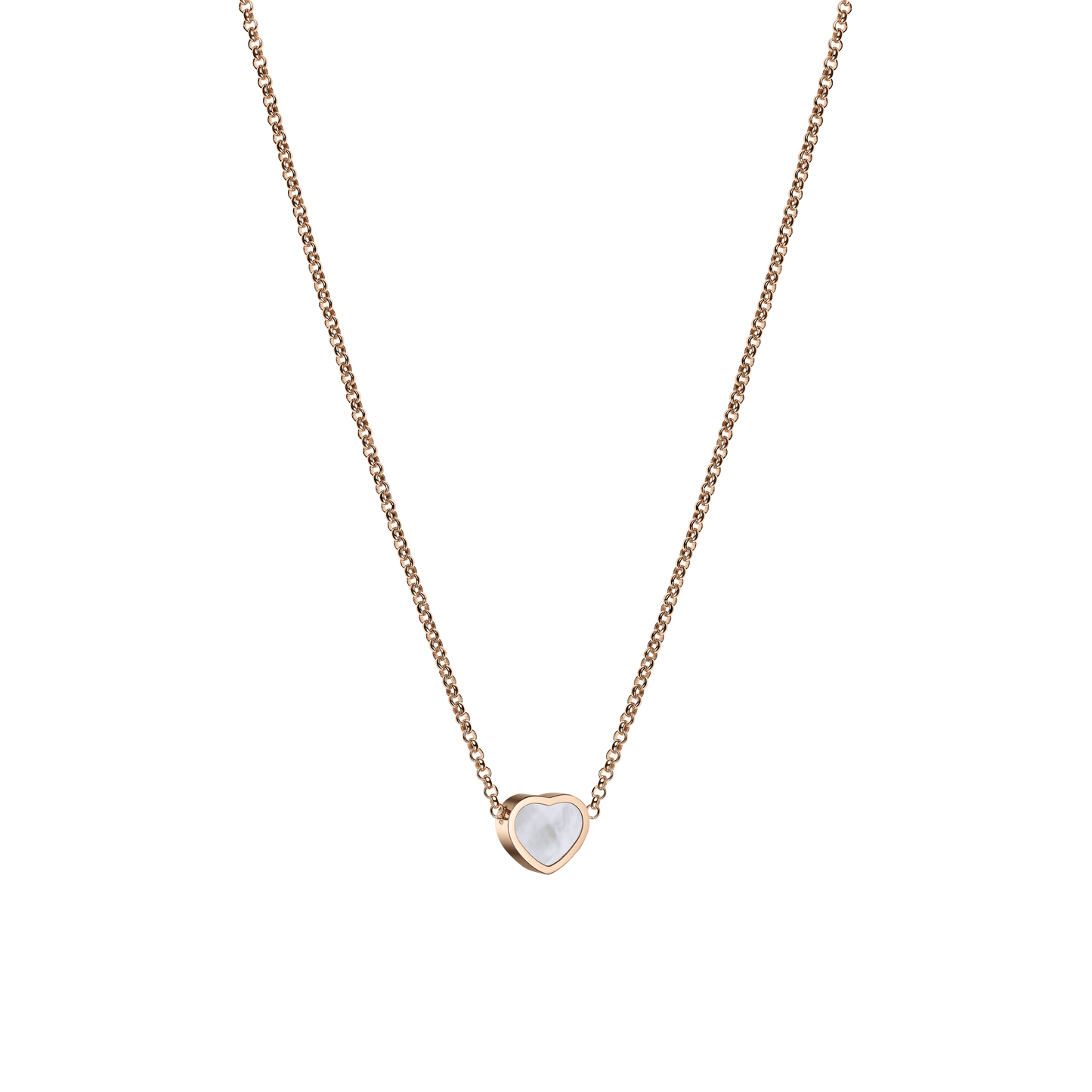 MY HAPPY HEARTS NECKLACE, ETHICAL ROSE GOLD, MOTHER-OF-PEARL 81A086-5301