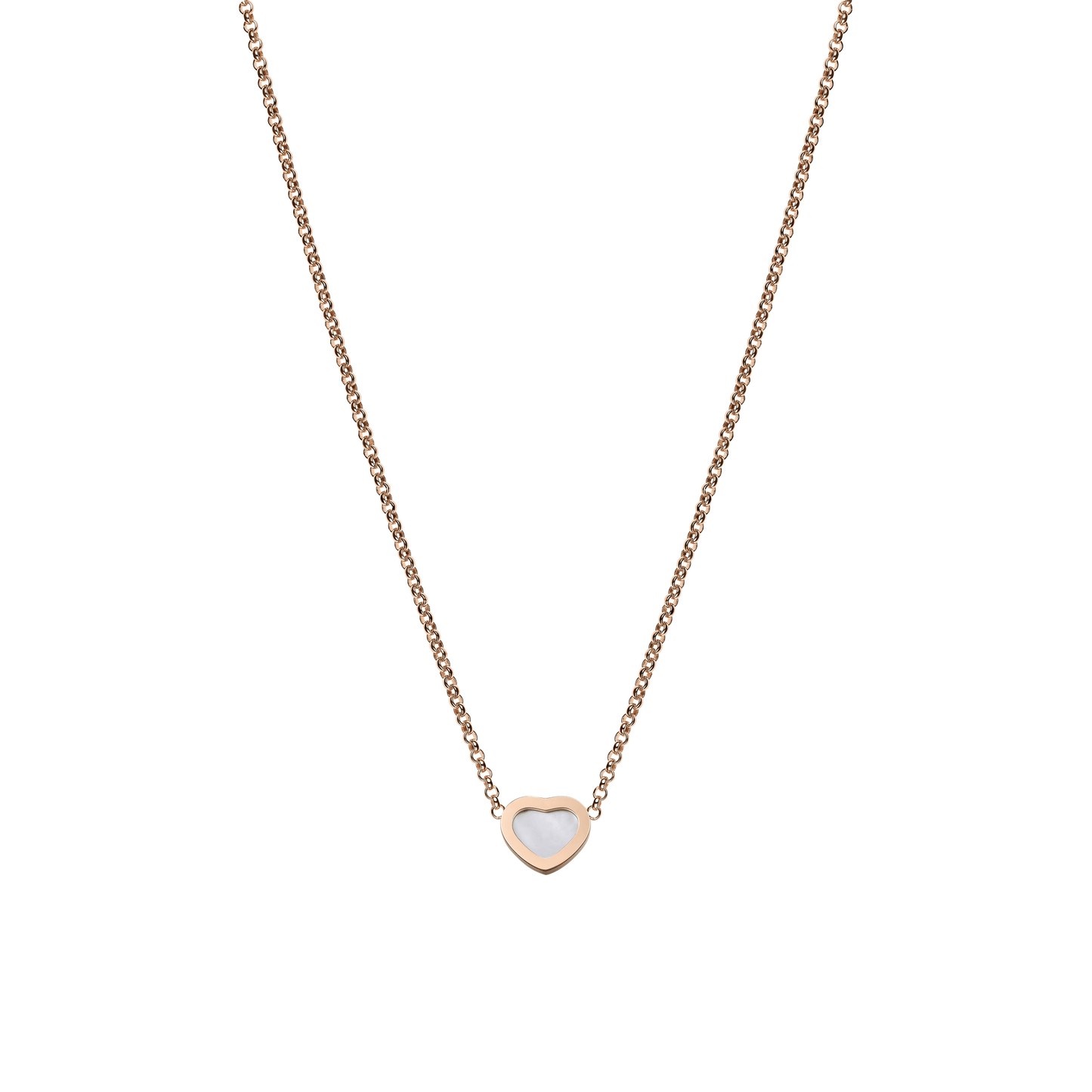 MY HAPPY HEARTS NECKLACE, ETHICAL ROSE GOLD, MOTHER-OF-PEARL 81A086-5301