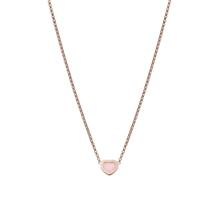 MY HAPPY HEARTS NECKLACE, ETHICAL ROSE GOLD, PINK OPAL 81A086-5620