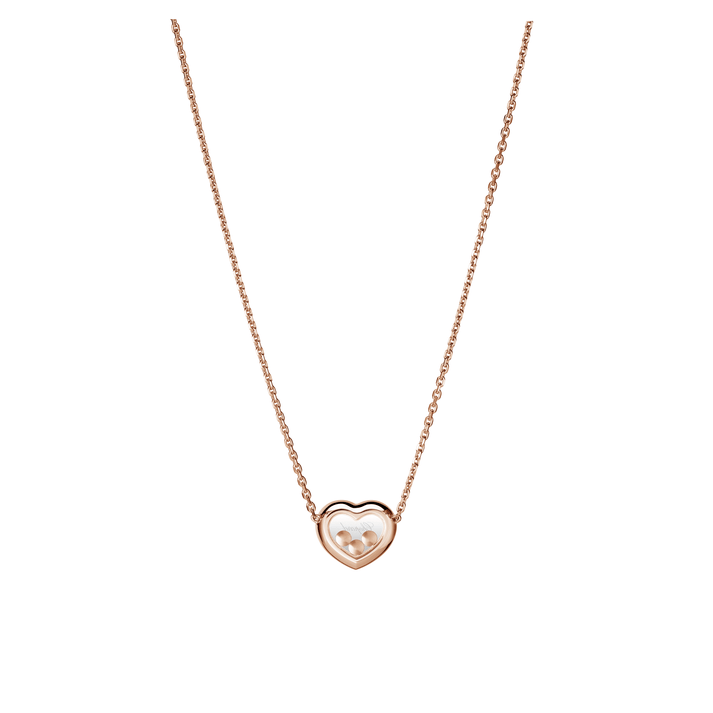 HAPPY DIAMONDS ICONS NECKLACE, ETHICAL ROSE GOLD, DIAMONDS 81A611-5201