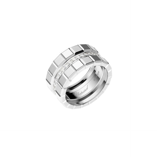 ICE CUBE RING, ETHICAL WHITE GOLD, DIAMONDS 827004-1040