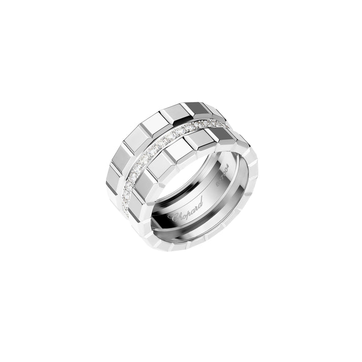 ICE CUBE RING, ETHICAL WHITE GOLD, DIAMONDS 827004-1040