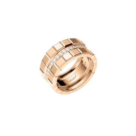 ICE CUBE RING, ETHICAL ROSE GOLD, DIAMONDS 827004-5040